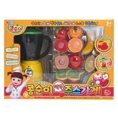 비앤씨 콩순이 싹둑 주스가게 역할놀이 세트, 혼합색상, 1개 완구/취미/역할놀이 반품 최저가 18,400원