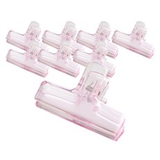투명 북클립 집게 베이비핑크, 대, 8개입, 1개 문구/오피스/학용품/수업준비 반품 최저가 7,500원