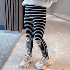 스타빈 여아용 포인트곰 스트라이프 레깅스 출산/유아동/유아동패션 반품 최저가 10,240원