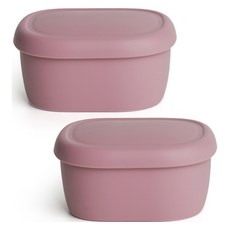 실리가든 실리콘 냉동밥 보관용기 다크핑크, 2개, 300ml 주방용품/밀폐용기/반찬통 반품 최저가 13,040원