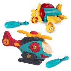 조이키즈 DIY 탈것 만들기 창의력 공구놀이 비행 2종 세트, 랜덤발송, 1개 완구/취미/역할놀이 반품 최저가 3,780원