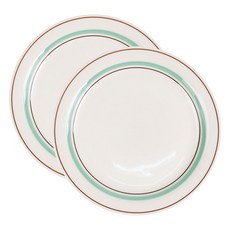 카네수즈 데일리 디저트 원형 접시, 민트, 2개 주방용품/접시/플레이트 반품 최저가 28,340원