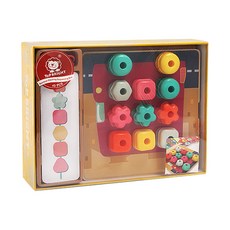 탑브라이트 러닝박스 도형실꿰기 학습완구 세트, 1세트 완구/취미/STEAM완구 반품 최저가 20,030원