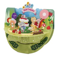 솜씨카드 스윙 팝업카드 어린이 생일파티 세트, 혼합색상, 1세트 문구/오피스/카드/엽서/봉투 반품 최저가 4,400원