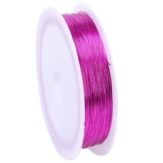 코히모 와이어 DIY 수공예 컬러 철사 0.4mm 50m 5개 세트 3W275, 로즈5개, 1세트 문구/오피스/미술/화방용품 반품 최저가 3,890원