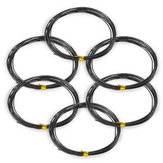 코히모 와이어 공예 철사 공예용 알루미늄 2.0MM x 5M 6개 세트 3W170, 1세트, 블랙 문구/오피스/미술/화방용품 반품 최저가 6,990원