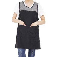 어깨 등 망사 원피스형 앞치마 L sfae251, 블랙, 1개 주방용품/주방잡화 반품 최저가 10,460원