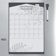 지오플래닛 내추럴하우스 냉장고용 자석 캘린더 메모보드 + 보드마카 검정 완구/취미/학습완구/교구 반품 최저가 5,420원