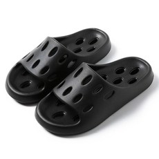 도림 구멍송송 치즈 미끄럼방지 물빠짐 EVA 푹신한 욕실화, 블랙, 1개 undefined/undefined 반품 최저가 7,030원