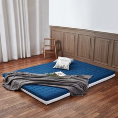 더릭스홈 9존 토퍼 매트리스+ 누빔 커버, 네이비, 6cm 홈인테리어/FW 침구샵 반품 최저가 48,640원