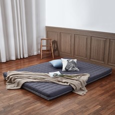 더릭스홈 9존 토퍼 매트리스+ 누빔 커버, 차콜, 6cm 홈인테리어/FW 침구샵 반품 최저가 48,640원