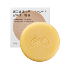동구밭 올바른 샴푸바 지성용, 120g, 1개 생활용품/헤어 반품 최저가 9,550원