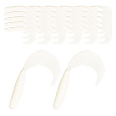 놀부피싱 다이노 그럽웜 대용량 소프트베이트 벌크용 5.08cm, 화이트, 100개 스포츠/레저/낚시 반품 최저가 6,880원