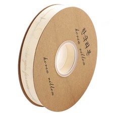 길그리 심장박동 레터링 선물 포장 리본, 04 미색, 1개, 36m 문구/오피스/데코/포장용품 반품 최저가 6,970원