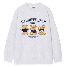 오티디 프리미엄 쮸리 오버핏 쓰리베어 맨투맨 OT18042 패션의류/잡화/남녀 공용 의류 반품 최저가 12,070원