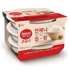 햇반 큰공기, 300g, 3개 식품/면/통조림/가공식품 반품 최저가 4,670원