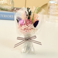 메종드플로레 프리저브드 플라워 시들지 않는 생화 미니 꽃다발 납골당꽃 추모공원꽃, 라벤더 홈인테리어/원예/가드닝 반품 최저가 8,750원