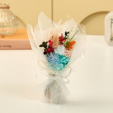 메종드플로레 프리저브드 플라워 시들지 않는 생화 미니 꽃다발 납골당꽃 추모공원꽃, 스카이블루 undefined/undefined 반품 최저가 8,750원