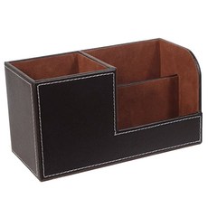 모던클래식 데스크 멀티 펜 홀더 가죽정리함, 블랙, 1개 홈인테리어/가구 반품 최저가 9,900원