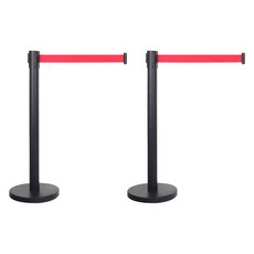 웍스기어 보급형 벨트차단봉 바디 블랙 + 벨트 레드 5m 세트, 블랙+레드벨트, 2세트 생활용품/안전/호신용품 반품 최저가 52,410원