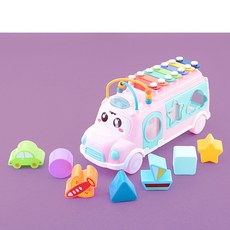 가베가족 뮤지컬 버스 실로폰완구 KS2806, 핑크, 1개 완구/취미/신생아/영아완구 반품 최저가 20,910원