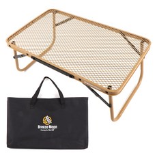 브리즈문 원액션 미니 메쉬 테이블 접이식 휴대용 + 보관가방, 탄베이지 스포츠/레저/캠핑전문관 반품 최저가 15,800원