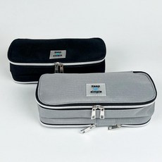 아이비스 깔끔 사각 파우치, 블랙, 1개 문구/오피스/학용품/수업준비 반품 최저가 5,830원