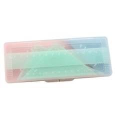 세븐집 파스텔 삼각자 각도기 4종 세트, 그린, 1세트 문구/오피스/학용품/수업준비 반품 최저가 7,800원