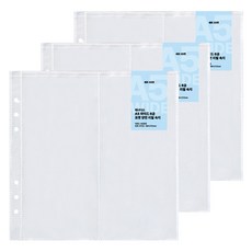 워너디스 와이드 6공 포켓 양면 리필 속지 02 세로 2포켓 A5, 3개, 10개입 문구/오피스/사무용품 전문관 반품 최저가 5,190원