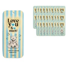 러브베어 행택 포장마감 태그, 블루, 40개 문구/오피스/데코/포장용품 반품 최저가 6,800원