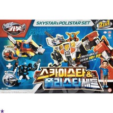 초이락 헬로카봇 스카이스타 앤 폴리스타 로봇장난감 세트, 혼합색상, 1개 undefined/undefined 반품 최저가 33,800원
