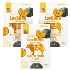 러봉 강아지 쫄깃한 한우 콜라겐 껌, 단호박, 100g, 3개 반려동물용품/강아지 간식 반품 최저가 7,060원