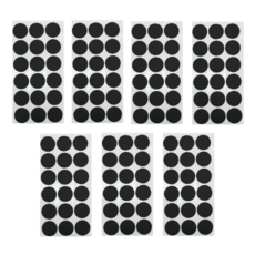 씰티커 비잔류형 무지 원형 스티커 블랙 18p, 7세트 홈인테리어/캔들/캔들홀더 반품 최저가 14,100원