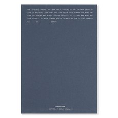 대시앤도트 오디너리 오르빗 만년 다이어리, 01 이터널 블루, 1개 문구/오피스/다이어리/플래너 반품 최저가 6,320원