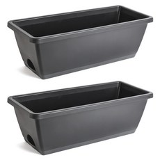 생활공식 직사각 텃밭 화분 받침 세트, 그레이, 2개 홈인테리어/원예/가드닝 반품 최저가 10,800원