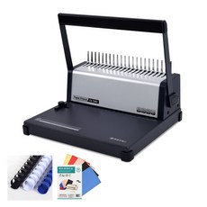 페이퍼프랜드 천공 20매 플라스틱 링 제본기 CS-750U + 링 40개 + 표지 100매, 450매 문구/오피스/사무용품 전문관 반품 최저가 98,040원