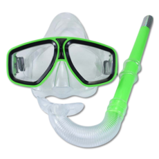스카위즈 프리미엄 분리형 스노클링 세트, 그린 완구/취미/물놀이/계절완구 반품 최저가 8,330원