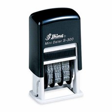 Shiny S-300 날짜 일부인 자동스탬프 케이스 랜덤발송, 먹색, 1개 문구/오피스/학용품/수업준비 반품 최저가 5,100원