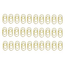 문구담 세련된 컬러 뚱클립 별 골드, 30개, 1개입 문구/오피스/사무용품 전문관 반품 최저가 6,490원