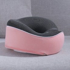 생활업글연구소 턱밑까지 받쳐주는 라운드형 목베개, 핑크 홈인테리어/침구 반품 최저가 9,350원