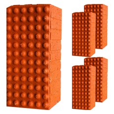 WITH블럭 황토를 구운 지압블럭, 레드, 5개 홈인테리어/셀프인테리어 반품 최저가 13,980원
