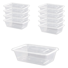 휴고잉 내열 사각 일회용 도시락 750ml, 10개, 1세트 주방용품/일회용품/종이컵 반품 최저가 5,280원