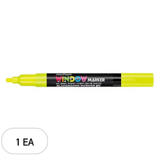 문화연필 윈도우마카 노랑, 1개, 1색 문구/오피스/학용품/수업준비 반품 최저가 1,330원