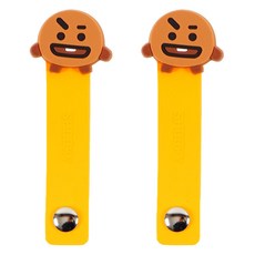 BT21 케이블 정리밴드 슈키, 혼합색상, 2개 문구/오피스/사무용품 전문관 반품 최저가 5,850원
