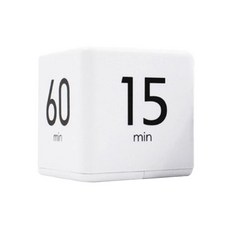 키밍 공부 큐브 타이머 알람 시계 15 20 30 60분, 화이트계열, 1개 문구/오피스/사무용품 전문관 반품 최저가 8,690원