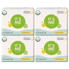 잇츠미 유기농 순면커버 슬림 생리대 날개형, 소형, 12개입, 4개 생활용품/일반생리대 반품 최저가 14,470원