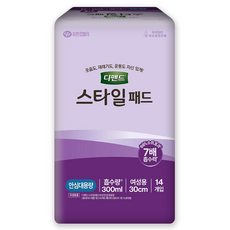 디펜드 여성용 스타일 패드, 대형, 14개입, 1개 생활용품/생리대/성인용기저귀 반품 최저가 5,910원