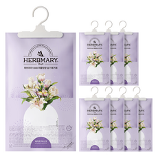 허브마리1848 퍼퓸방향 습기제거제 화이트 머스크 본품, 200g, 8개 생활용품/탈취/방향/살충 반품 최저가 16,600원