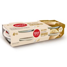 햇반 현미쌀밥, 210g, 4개 식품/면/통조림/가공식품 반품 최저가 4,350원