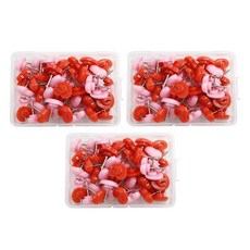 문구담 귀여운 하트모양 압정 세트 핑크레드, 50개입, 3세트 문구/오피스/사무용품 전문관 반품 최저가 7,250원